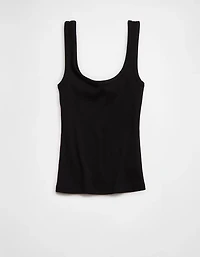 Aerie Double Scoop Neck Tank Top