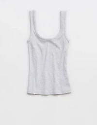 Aerie Double Scoop Neck Tank Top