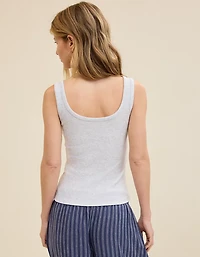 Aerie Double Scoop Neck Tank Top