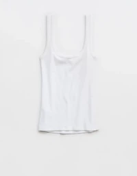 Aerie Double Scoop Neck Tank Top