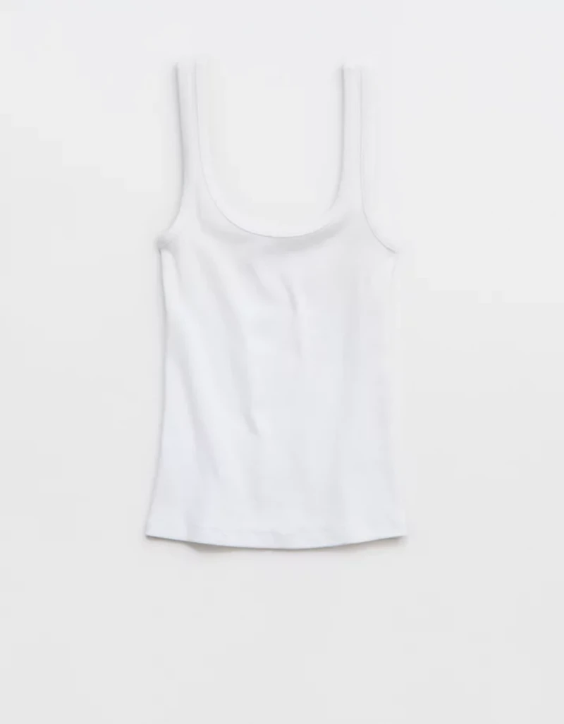 Aerie Double Scoop Neck Tank Top