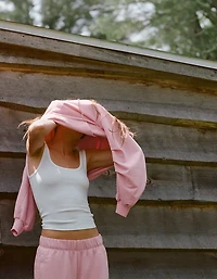 Aerie Double Scoop Neck Tank Top