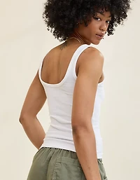Aerie Double Scoop Neck Tank Top