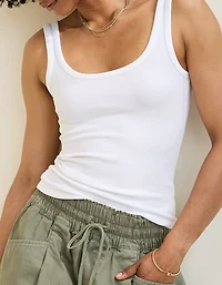 Aerie Double Scoop Neck Tank Top