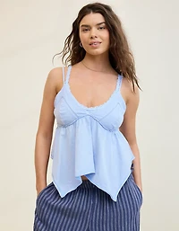 Aerie Beautiful Nights Babydoll Tank Top