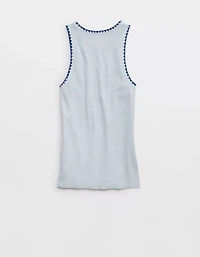 Aerie High Neck Tank Top