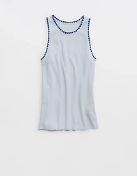 Aerie High Neck Tank Top