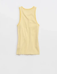 Aerie High Neck Tank Top