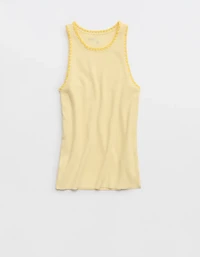Aerie High Neck Tank Top