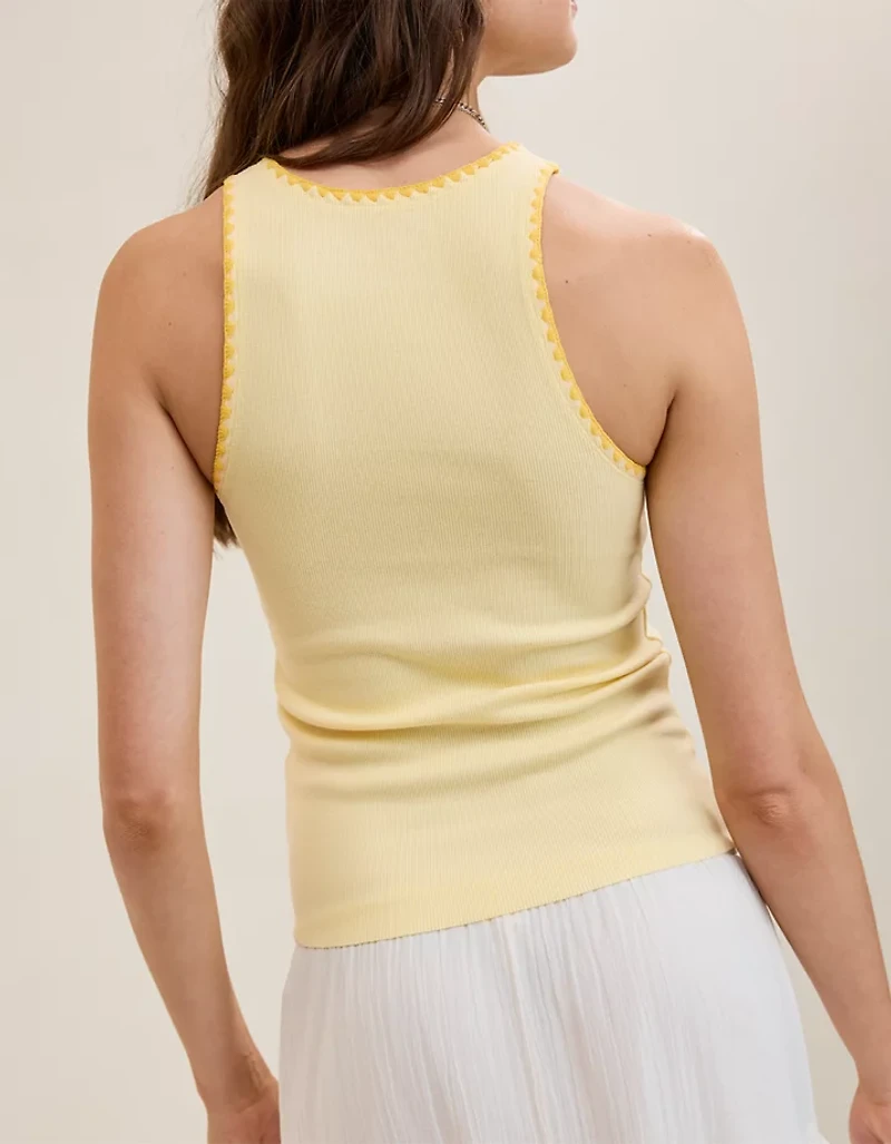 Aerie High Neck Tank Top