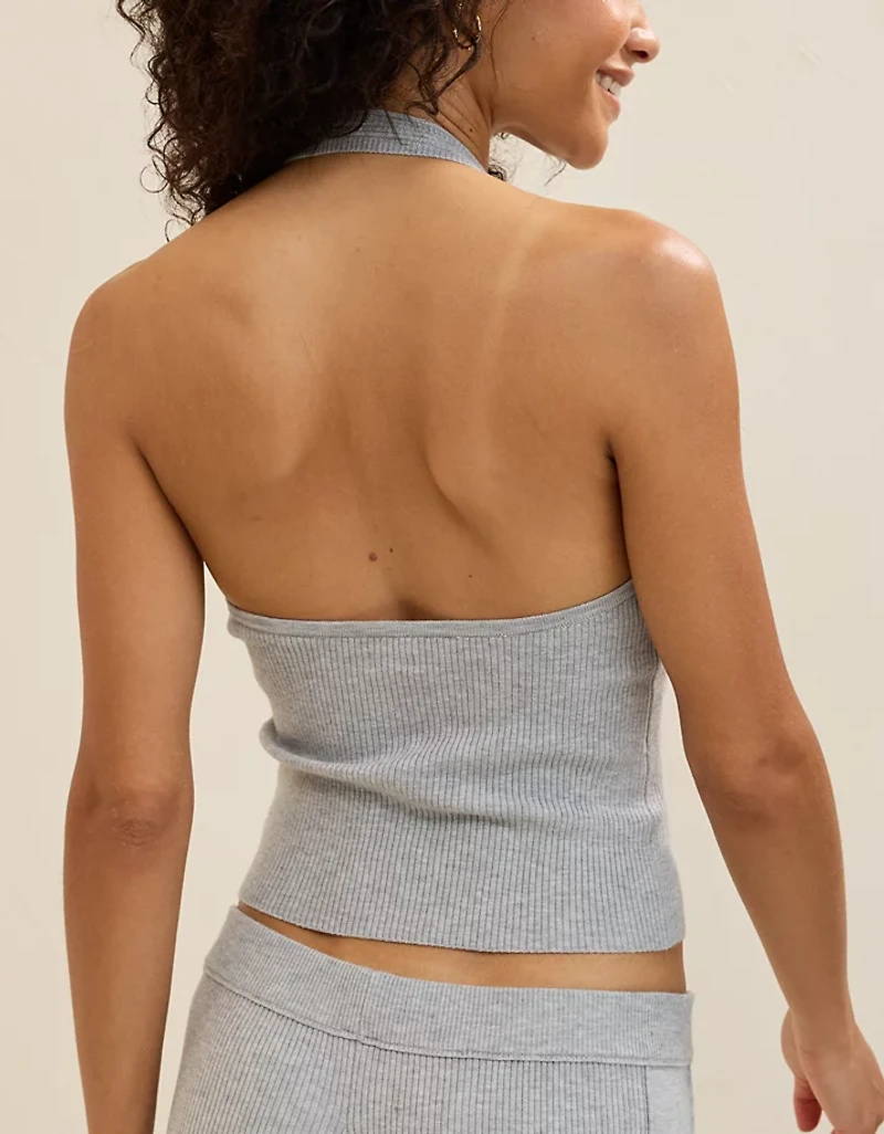 Aerie Sweater Halter Tank Top