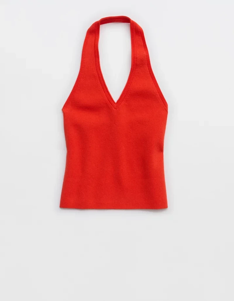 Aerie Sweater Halter Tank Top