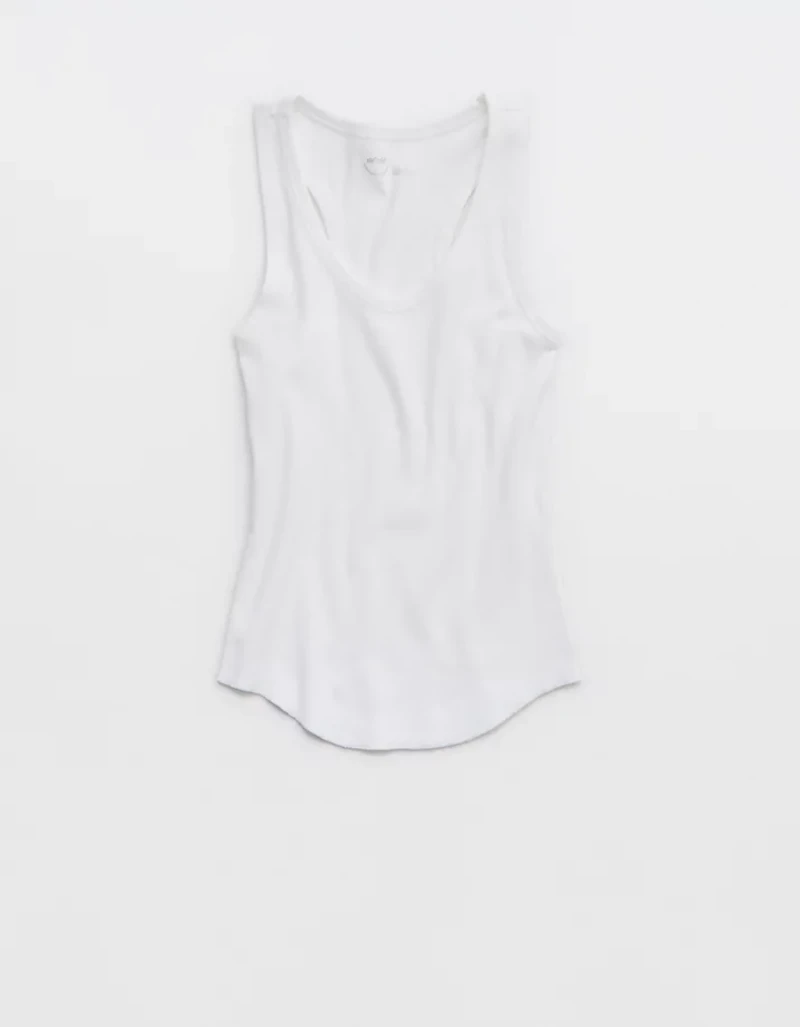 Aerie V-Neck Ribbed Tank Top