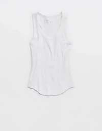 Aerie V-Neck Ribbed Tank Top