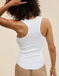 Aerie V-Neck Ribbed Tank Top