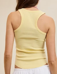 Aerie V-Neck Ribbed Tank Top
