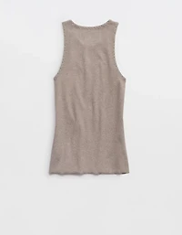 Aerie High Neck Tank Top
