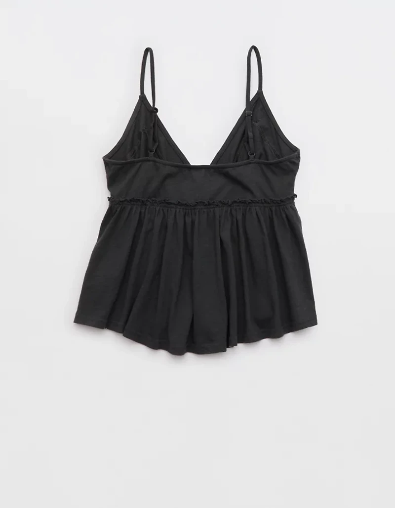 Aerie Happiest Babydoll Tank Top