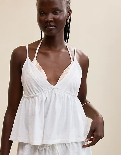 Aerie Happiest Babydoll Tank Top