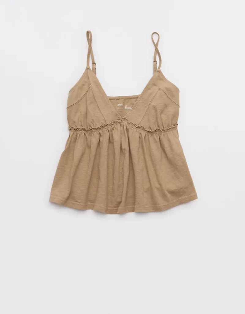 Aerie Happiest Babydoll Tank Top