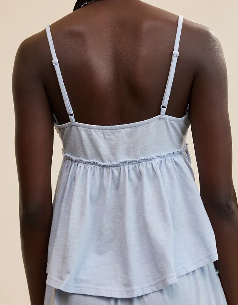 Aerie Happiest Babydoll Tank Top
