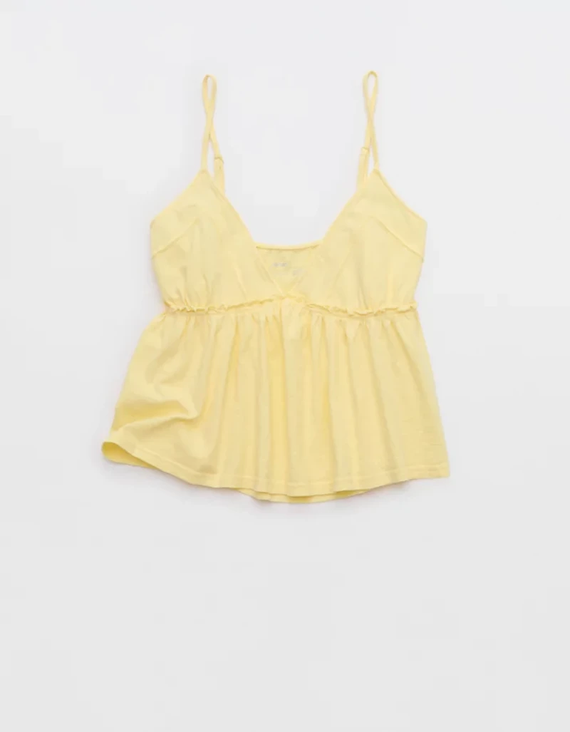 Aerie Happiest Babydoll Tank Top