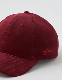 OFFLINE By Aerie Corduroy Baseball Hat