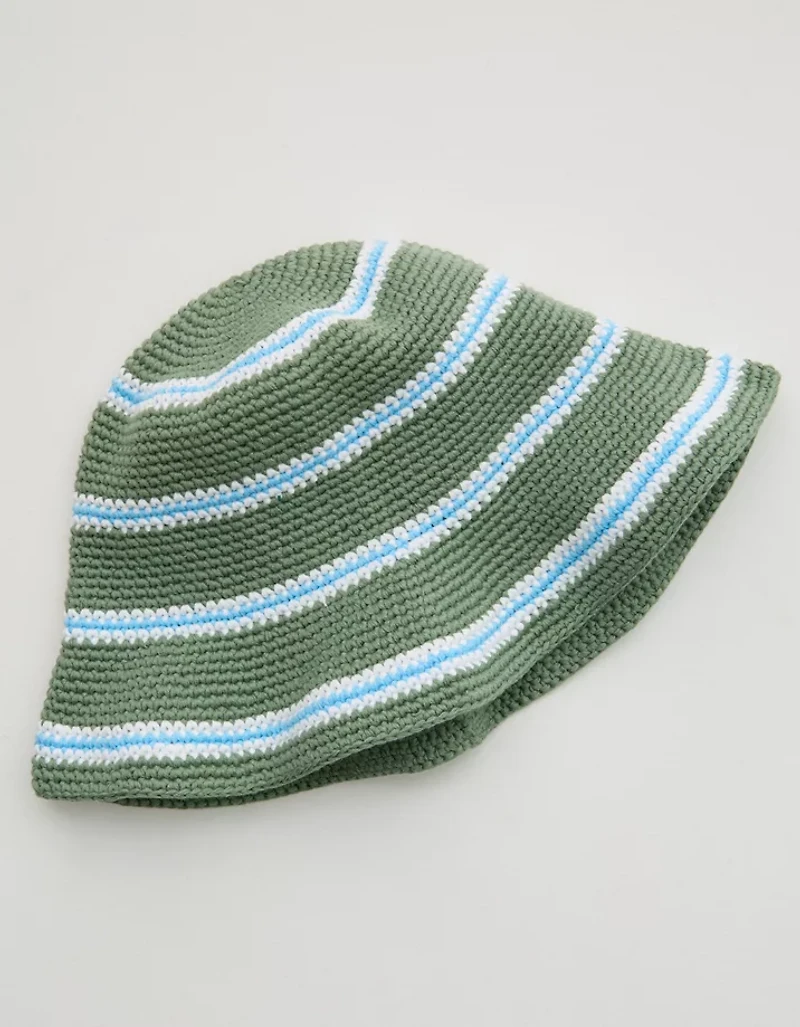 OFFLINE By Aerie Crochet Bucket Hat