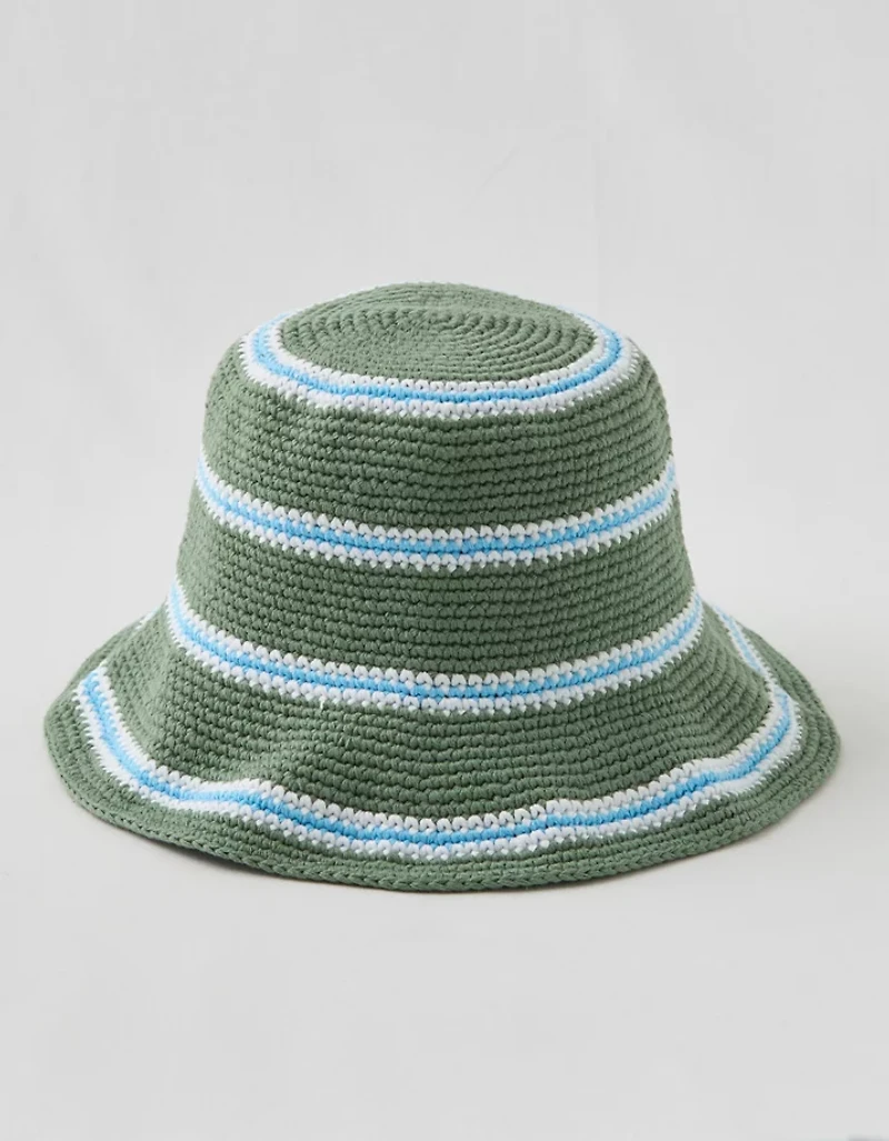 OFFLINE By Aerie Crochet Bucket Hat
