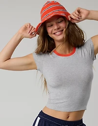 OFFLINE By Aerie Crochet Bucket Hat