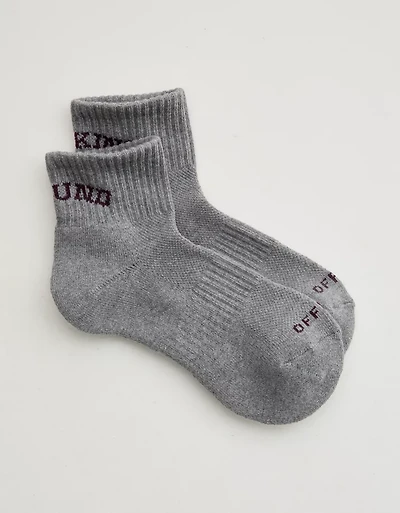 OFFLINE By Aerie Mesh Short Crew Sock