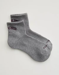 OFFLINE By Aerie Mesh Short Crew Sock