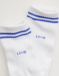 OFFLINE By Aerie Mesh Crew Socks
