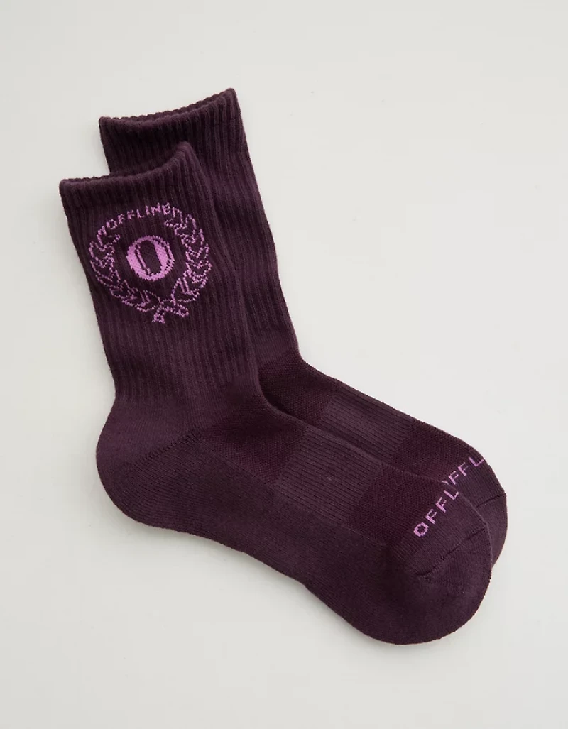 OFFLINE By Aerie Mesh Crew Socks