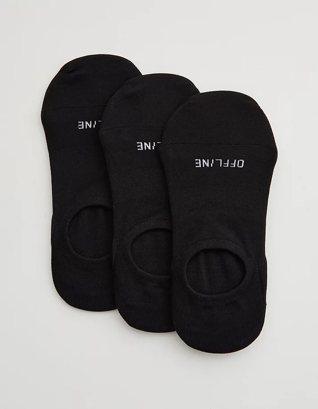 OFFLINE By Aerie Athletic No-Show Sock 3-Pack
