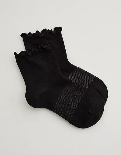 OFFLINE By Aerie Athletic Ruffle Sock