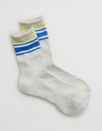 OFFLINE By Aerie Scalloped Crew Socks
