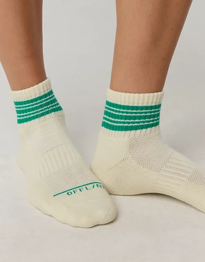 OFFLINE By Aerie Mesh Short Crew Sock