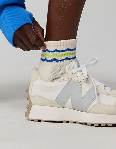 OFFLINE By Aerie Mesh Short Crew Sock