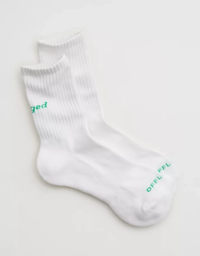 OFFLINE By Aerie Crew Socks