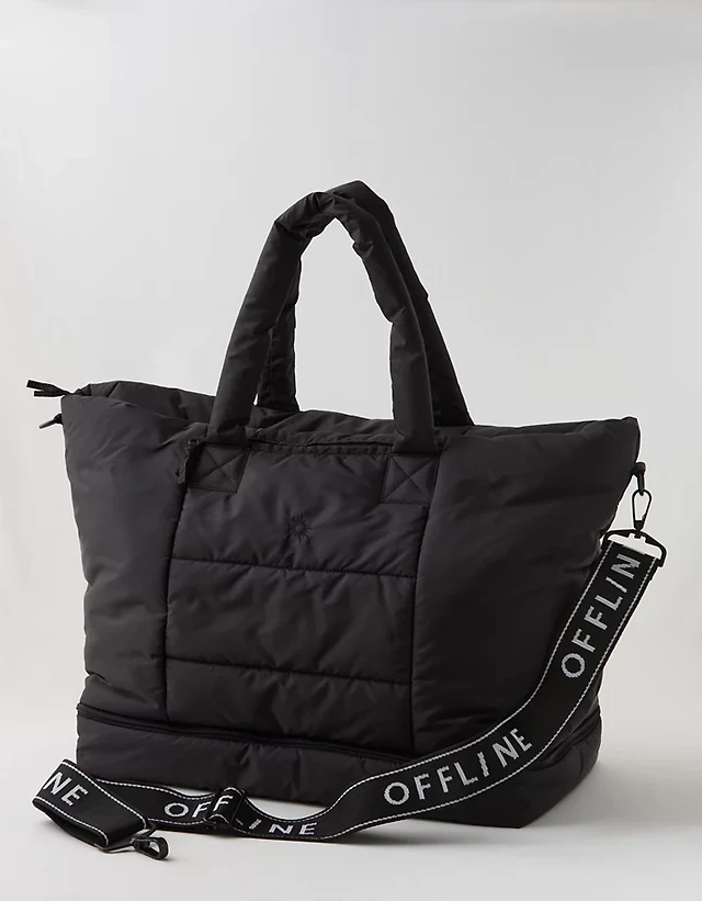 OFFLINE By Aerie Puff Love Weekender Bag