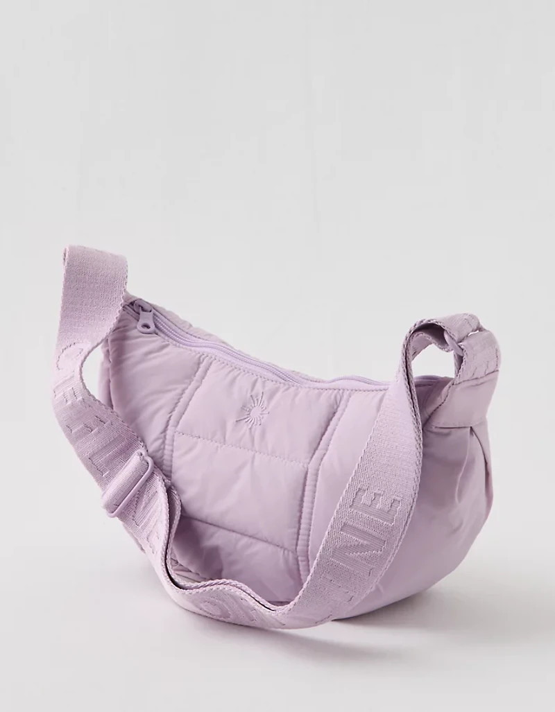 OFFLINE By Aerie Puff Love Mini Crescent Bag