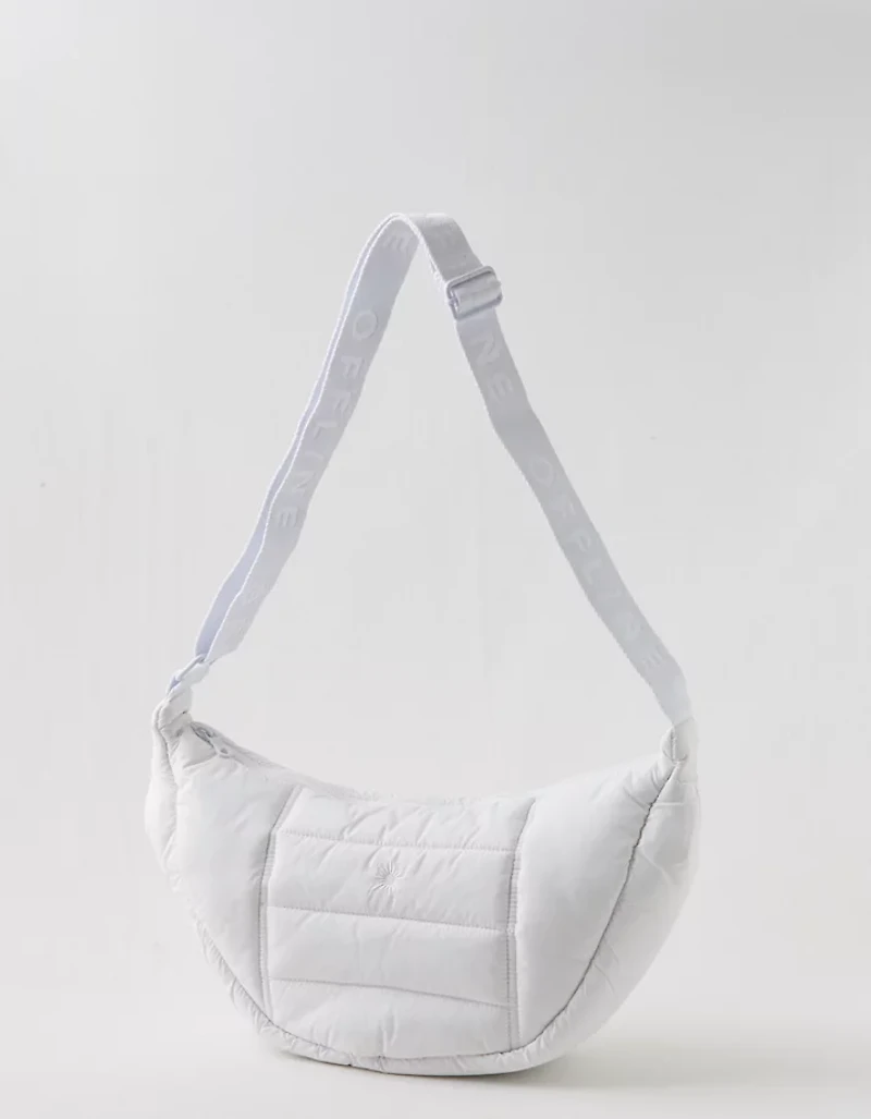 OFFLINE By Aerie Puff Love Crescent Bag
