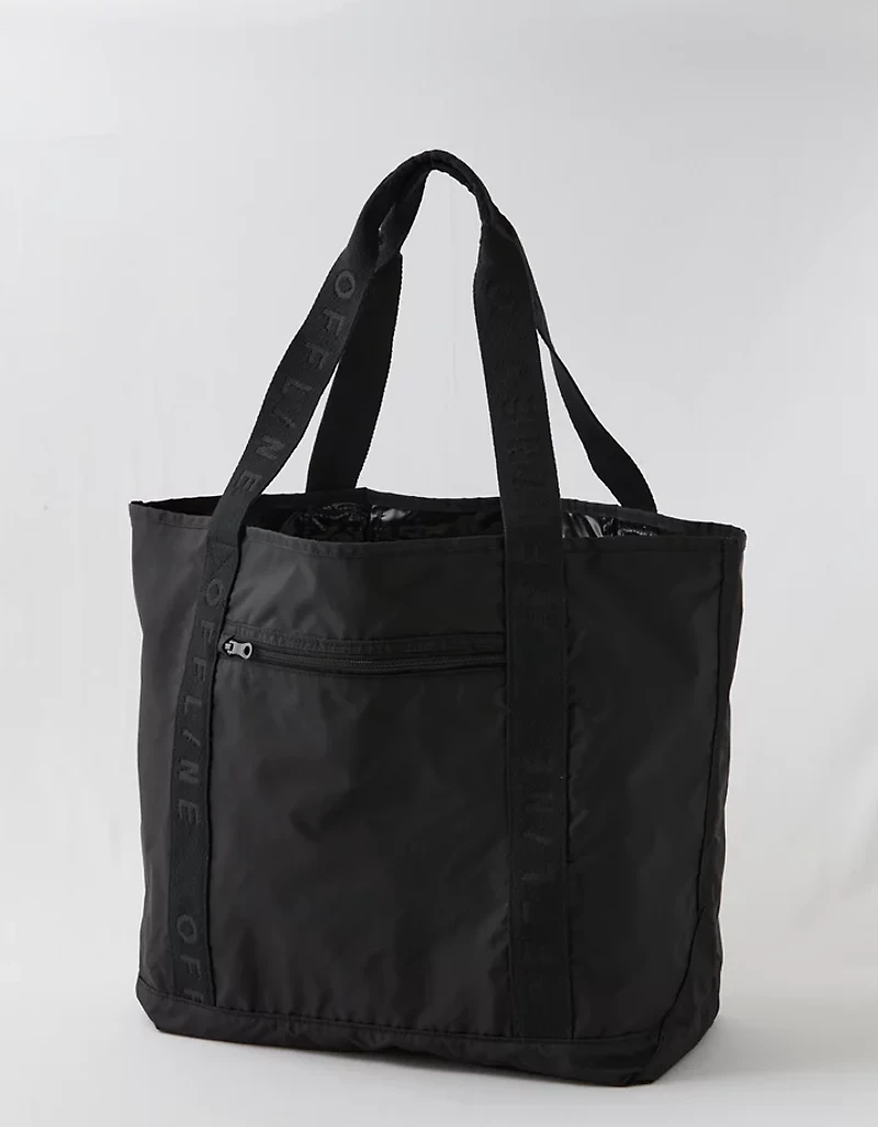 OFFLINE By Aerie Packable Nylon Tote Bag
