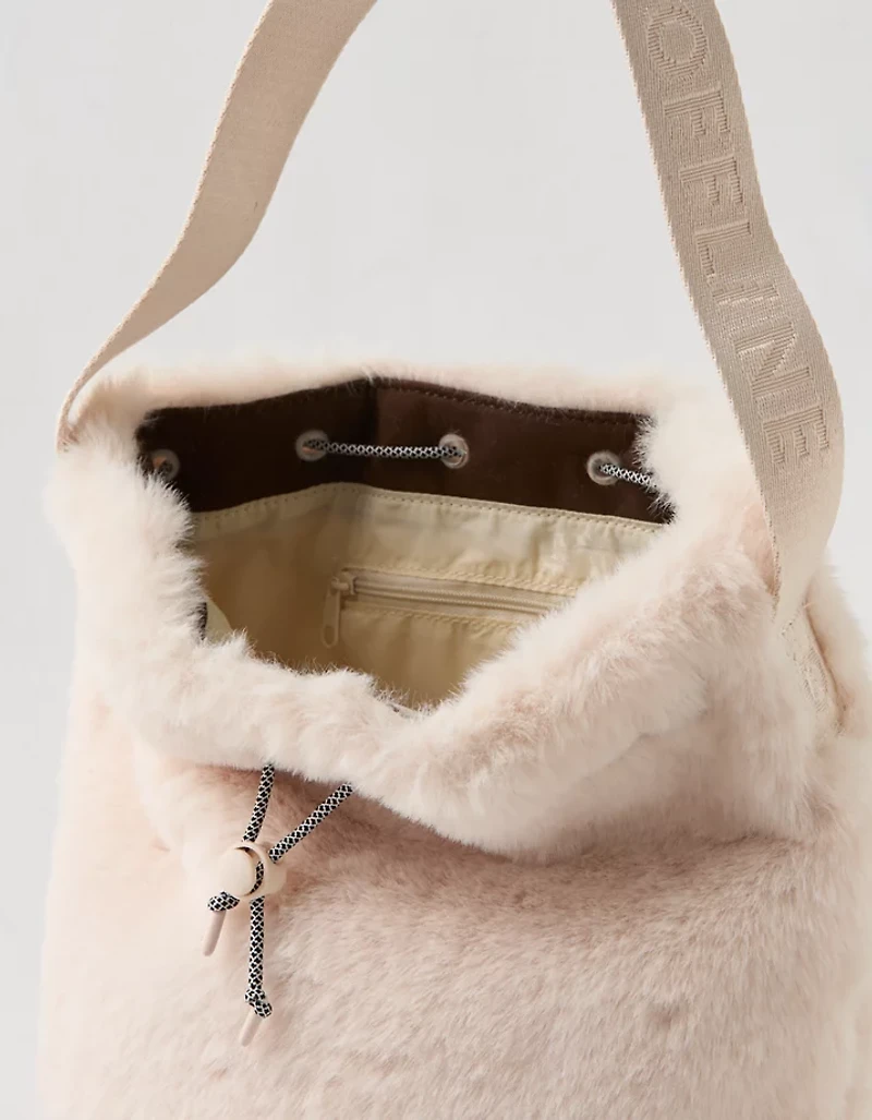 OFFLINE By Aerie Fur Bucket Bag