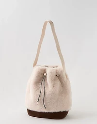 OFFLINE By Aerie Fur Bucket Bag