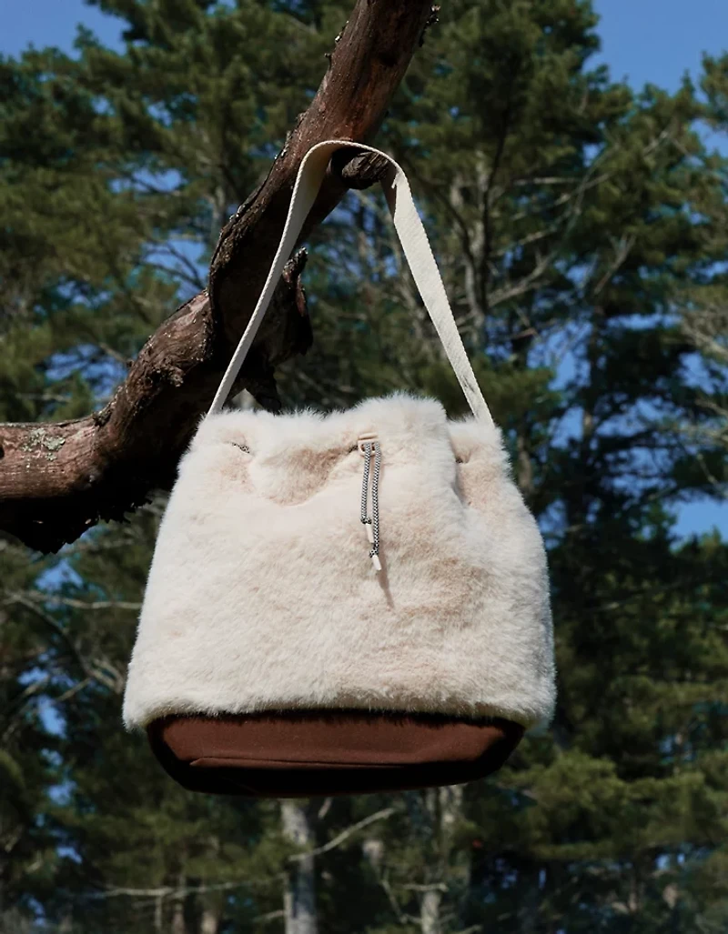 OFFLINE By Aerie Fur Bucket Bag