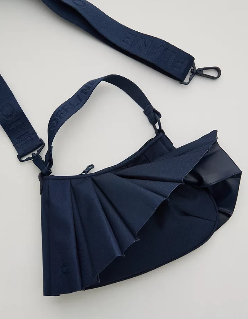 OFFLINE By Aerie Courtside Canvas Pleated Bag
