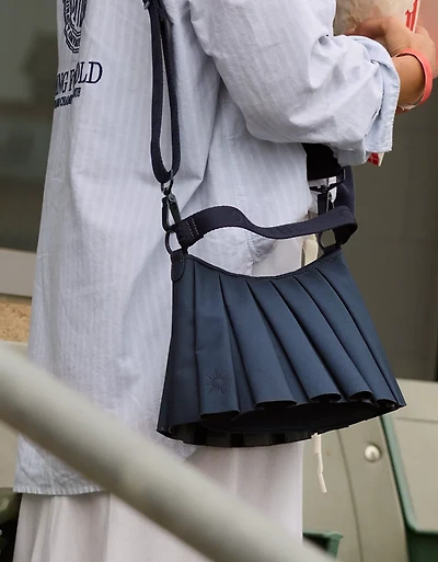 OFFLINE By Aerie Courtside Canvas Pleated Bag