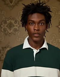 AE x Tru Kolors Pique Rugby Sweatshirt